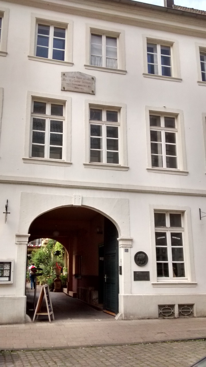 Das Wohnhaus von Clara und Robert Schumann