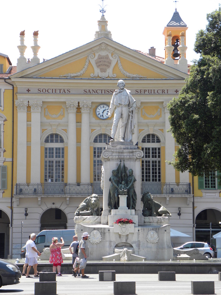 La statue de Giuseppe Garibaldi