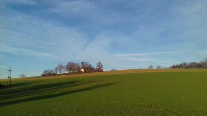 Blick auf den Kalvarienberg