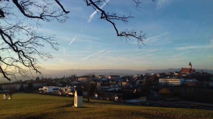 Blick auf Wartberg ob der Aist