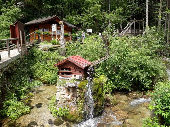 Myrafälle Ausgangspunkt der Wanderung