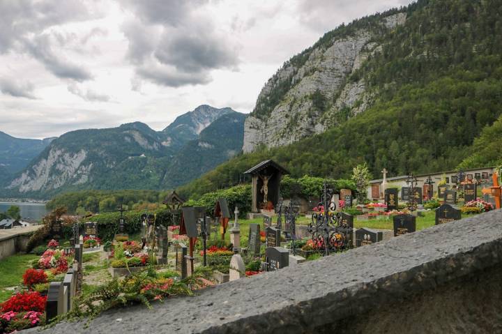 Friedhof Obertraun Ausgangspunkt Wanderung zur Sarsteinhütte