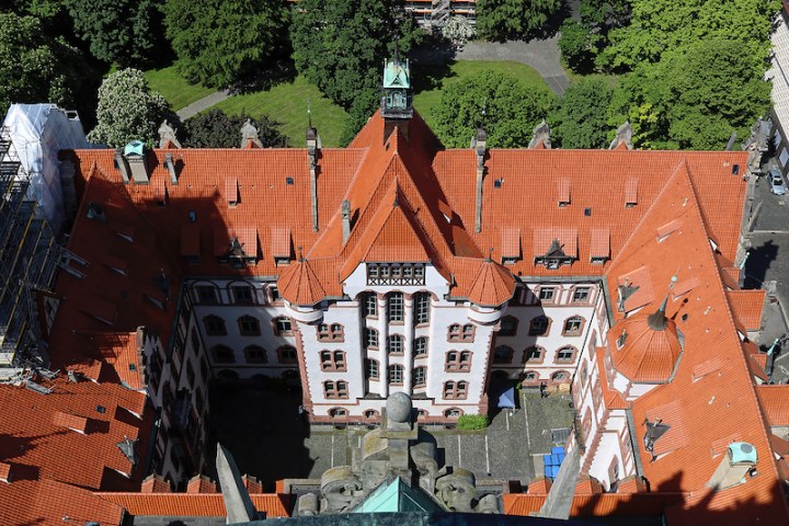 Der Ausblick vom Neuen Rathaus 