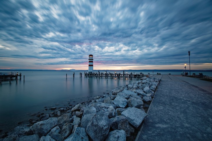 Fotomotiv Neusiedlersee Podersdorfer Leuchtturm