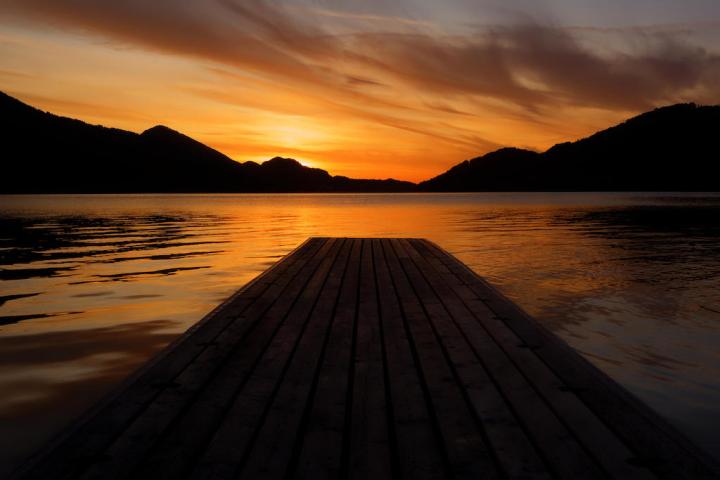 Fuschlsee Sonnenuntergang