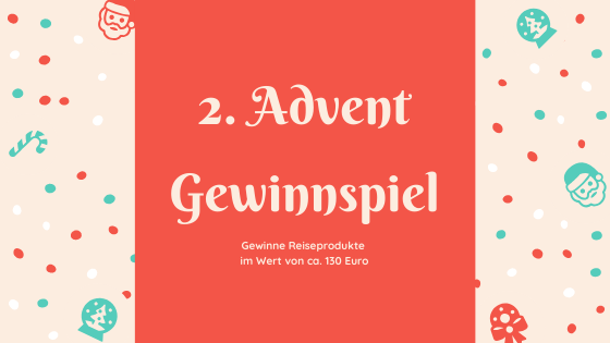 Verlosung zum 2. Advent: Gewinne Reiseprodukte im Wert von 128&nbsp;Euro